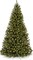 Pre Lit Artificial Spruce Christmas Tree - Easy Assembly & Foldable Base